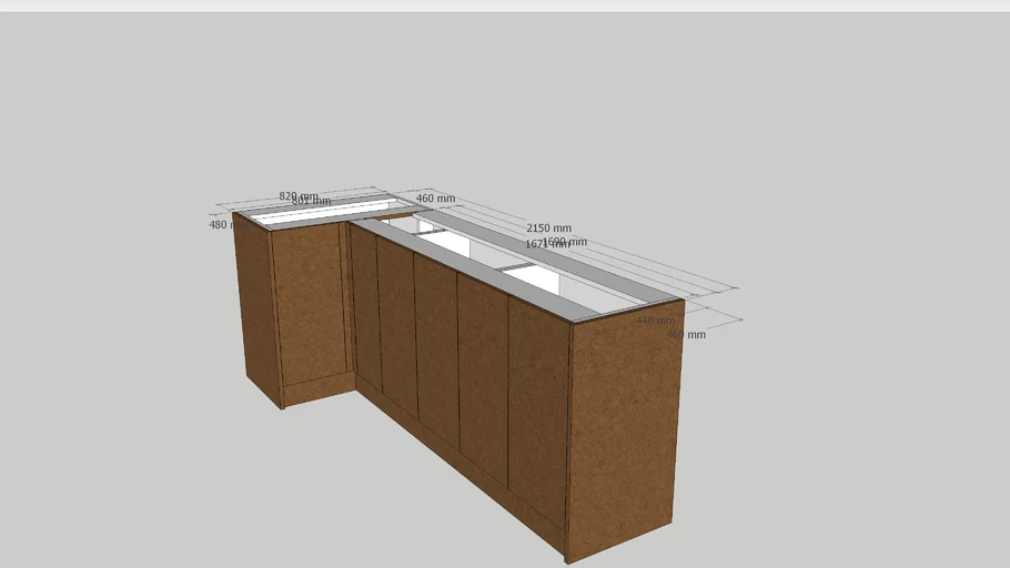 Modular kitchen | 3D Warehouse