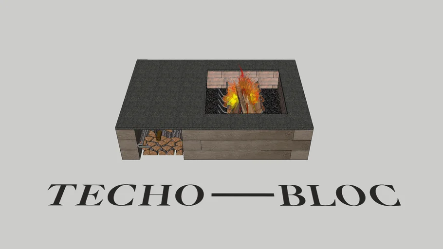 Techo-Bloc - Fire pit - Borealis