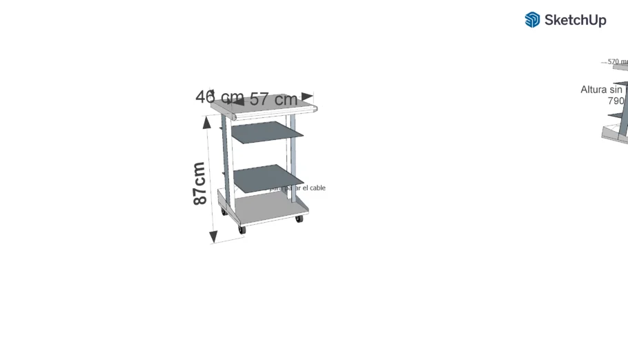 mueble para equipo medico