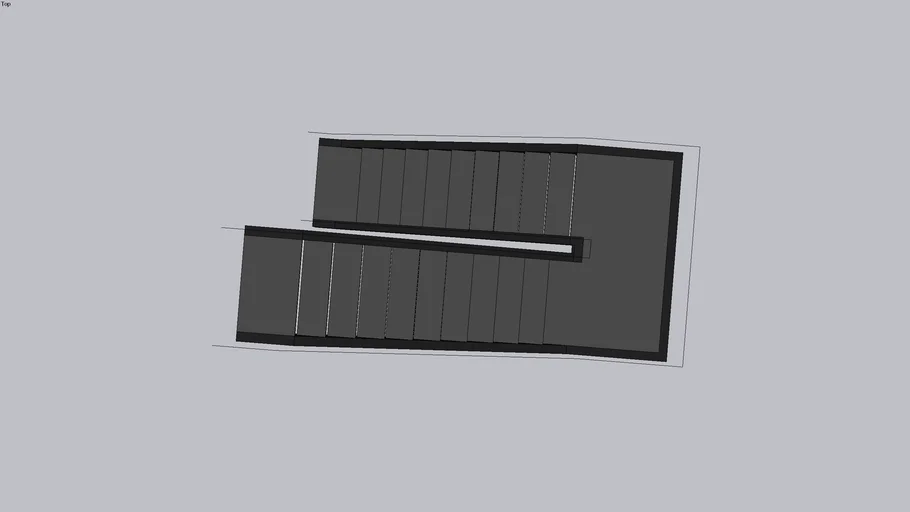 Metal staircase design | 3D Warehouse
