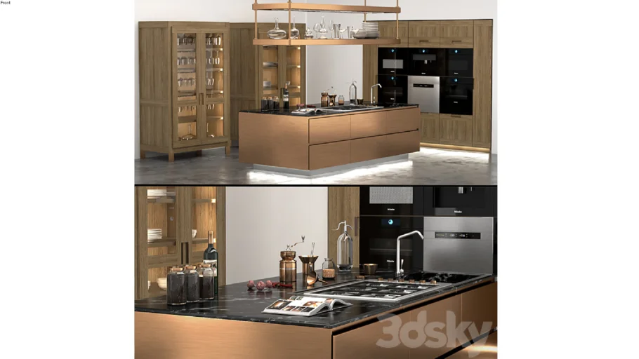  Italiana Arclinea kitchen 3DSKY