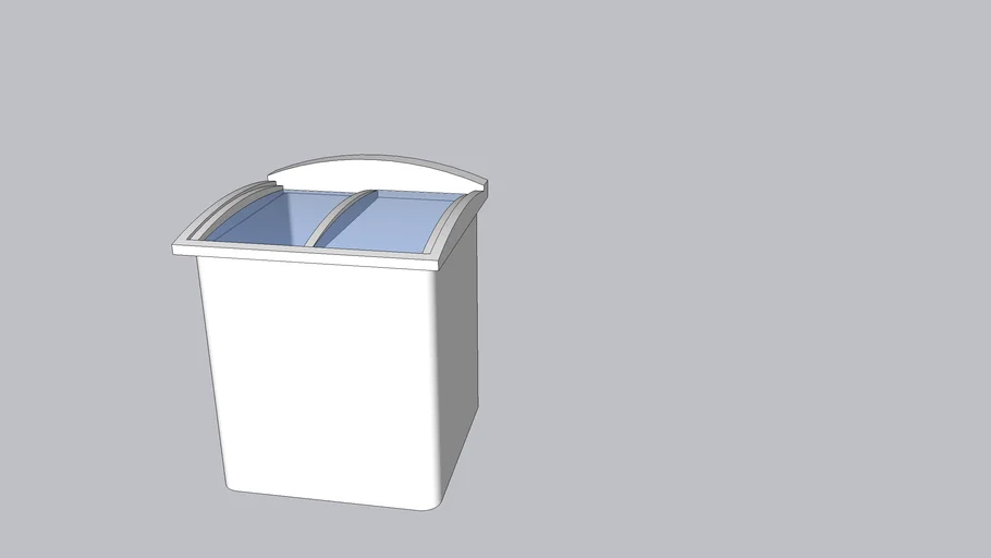 SLIDING GLASS DOOR CHEST FREEZER