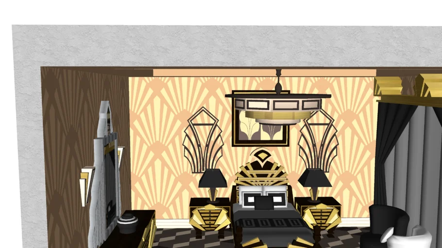 Art Deco Bedroom