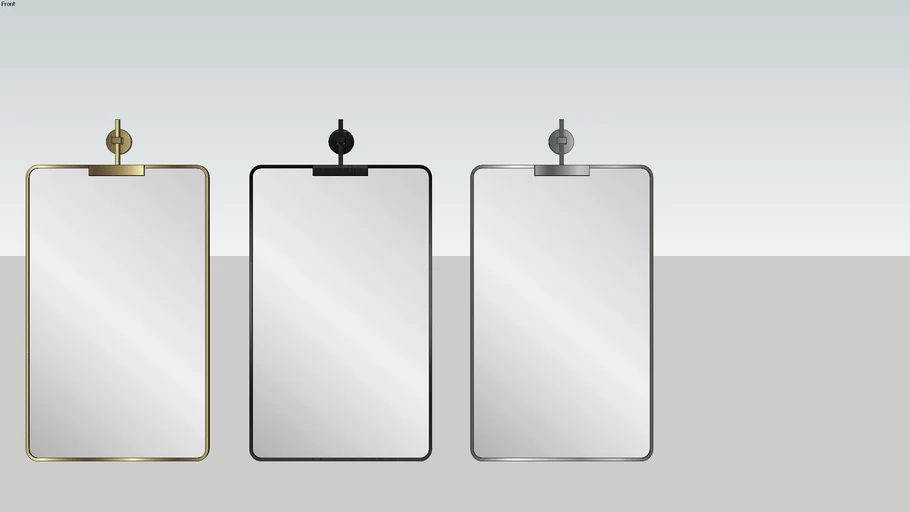 REFINED RECTANGLE WALL MIRROR 51.5 - WEST ELM.