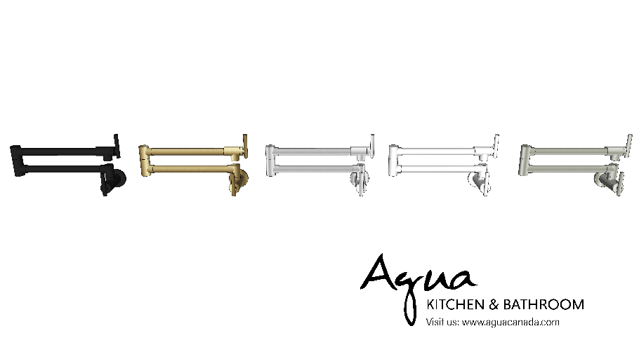 Pot filler faucet (code: MANNOX) by Agua Canada