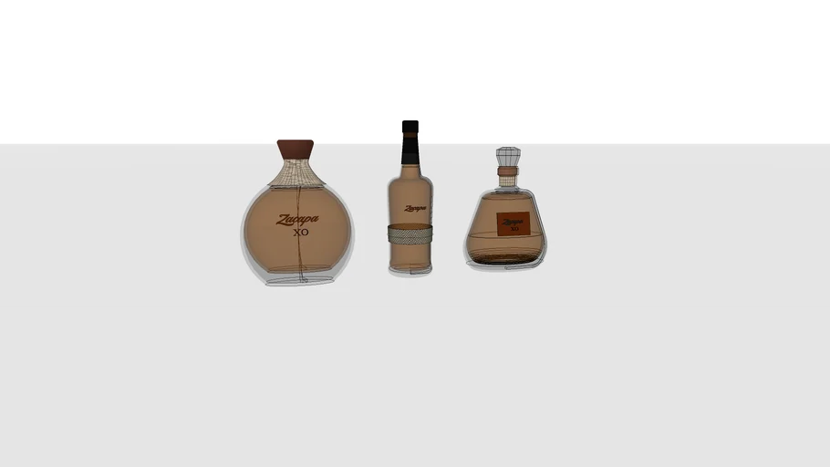 Simple Liquor Bottles
