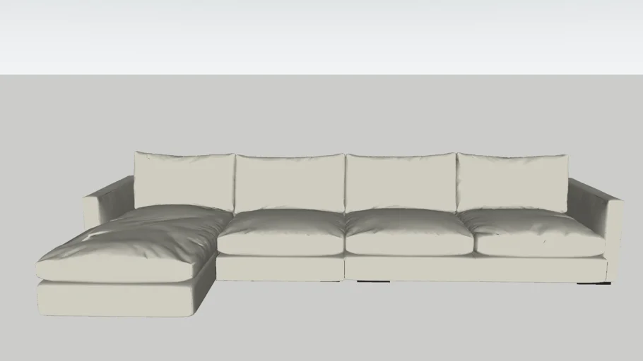 sectional sofa L | 3D Warehouse
