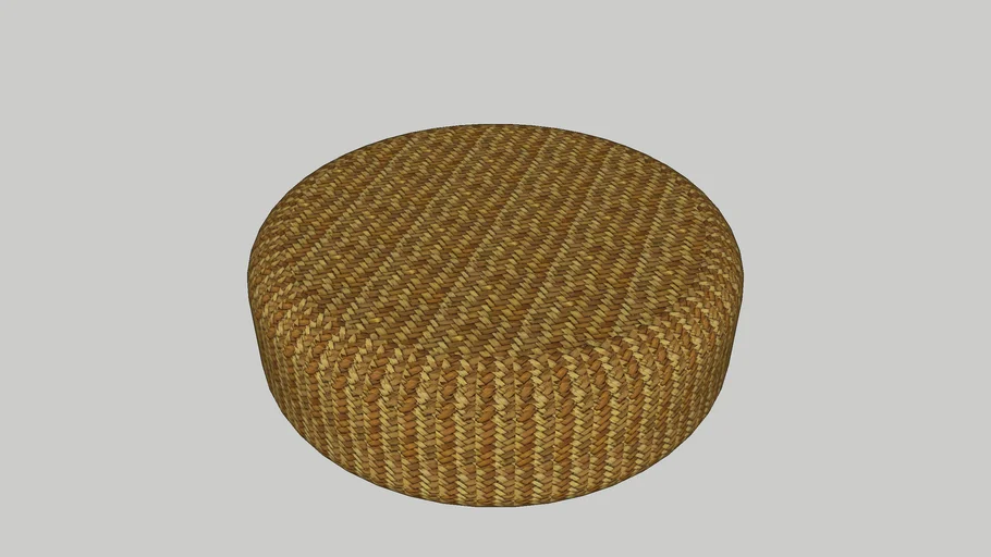 Wickerwork ottoman