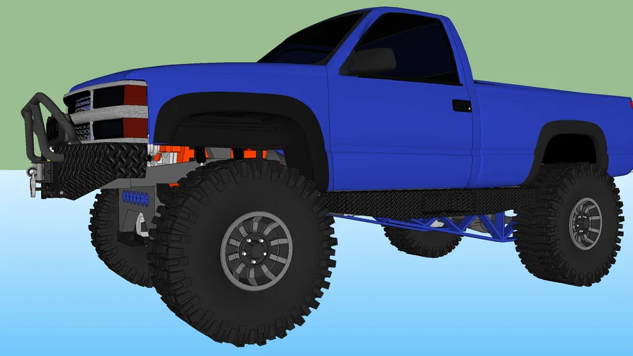 lifted 95 Chevy shortbed