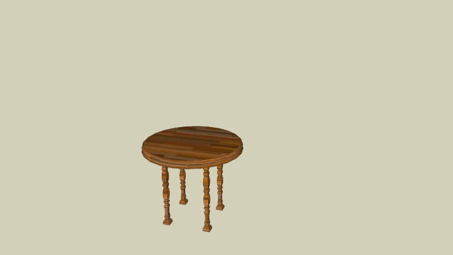 small round table