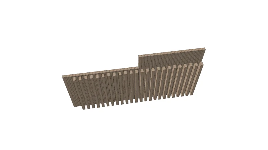 Wooden slats