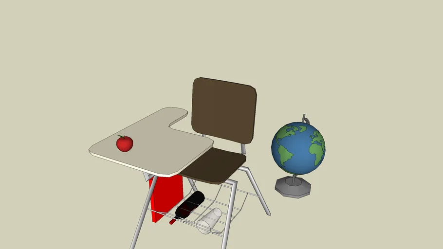 My school desk.  Nothing out of order here.