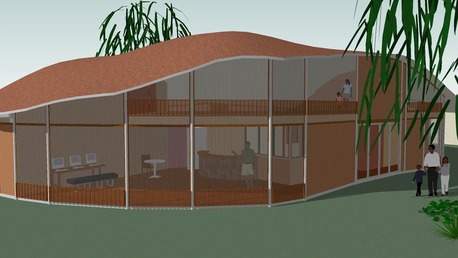Community Center Model | 3D Warehouse