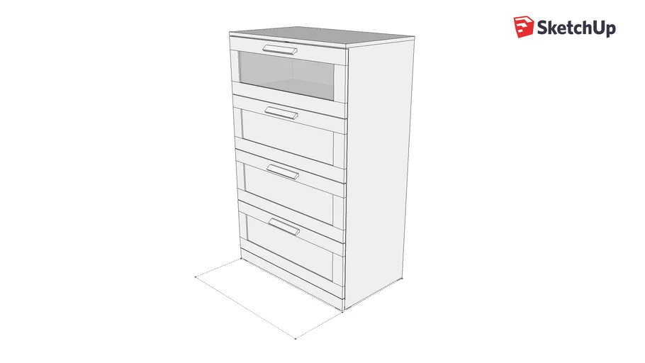 dresser IKEA BRIMNES 4