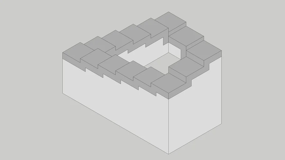 Penrose Stairs 3D Model