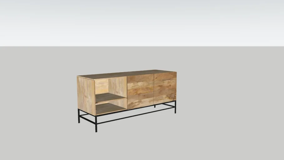 West Elm Industrial Storage Media Console