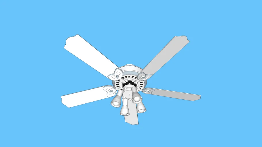 basic paintable ceiling fan