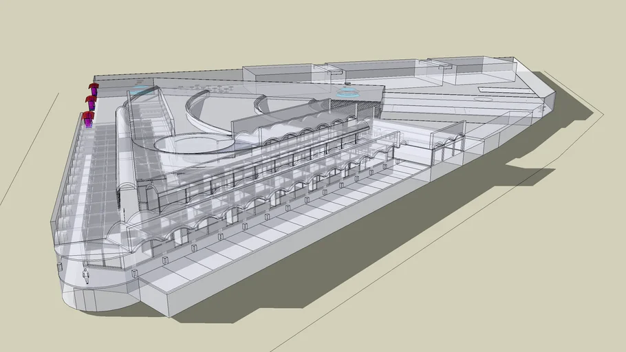 Mercado 3D Conjunto...