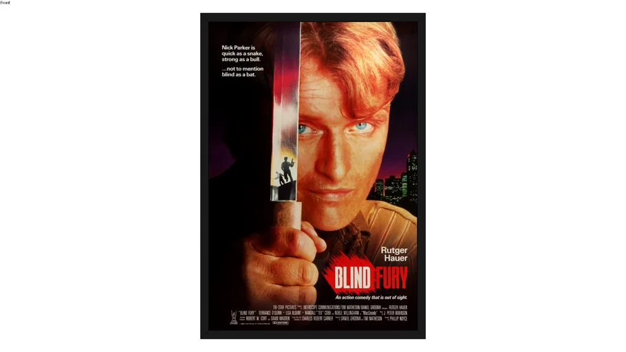 Blind Fury Poster