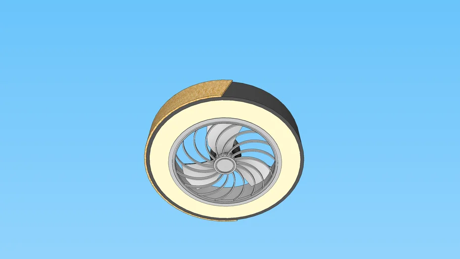 Modern ceiling fan