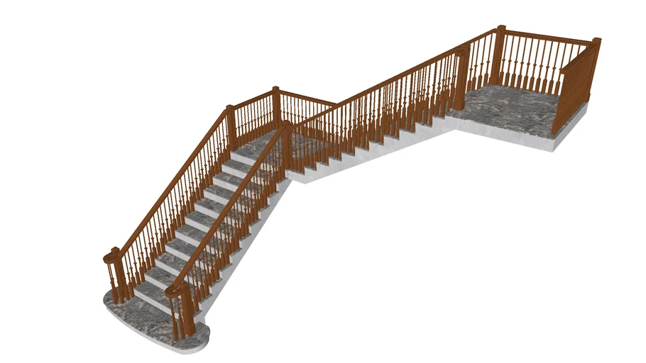 staircase ( Quarter-turn stairs )