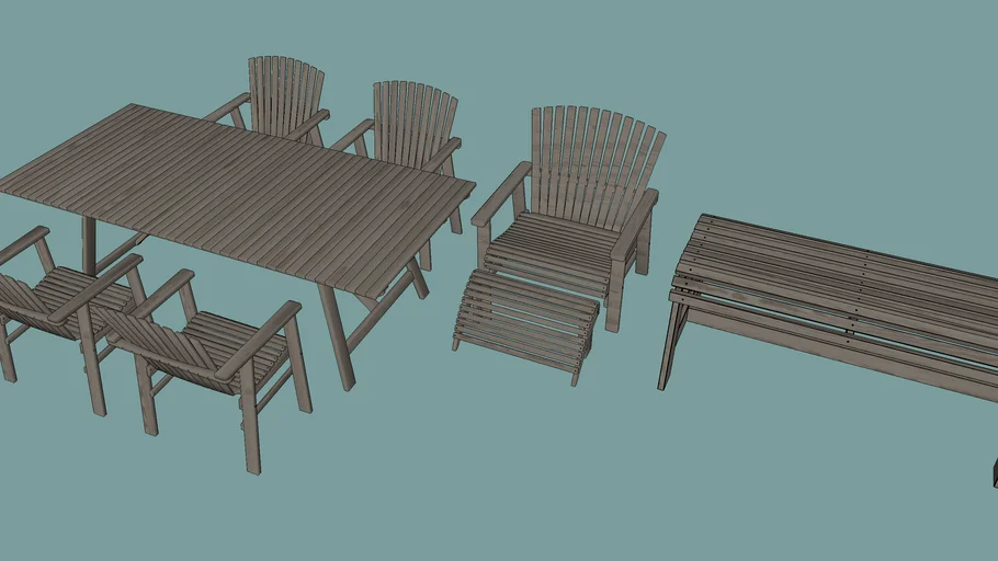 EXTERIOR FURNITURE GARDEN