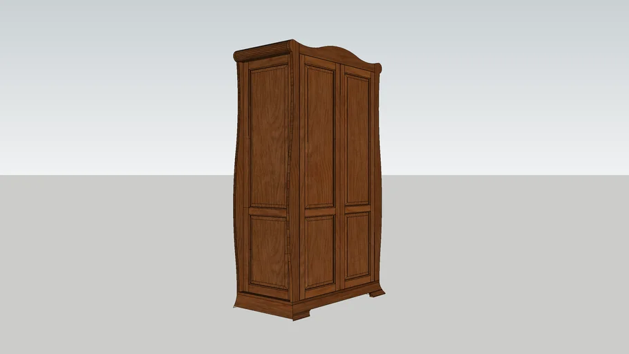 Wooden Wardrobe.skp