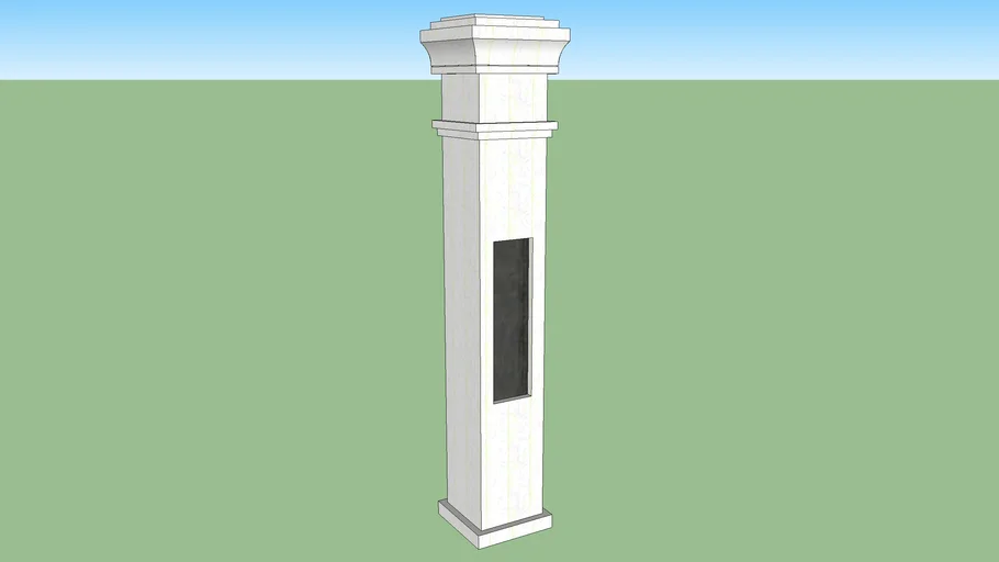 Front Gate Light Pillar