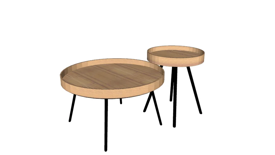 Oak Tray Coffee or Side Table Zuiver
