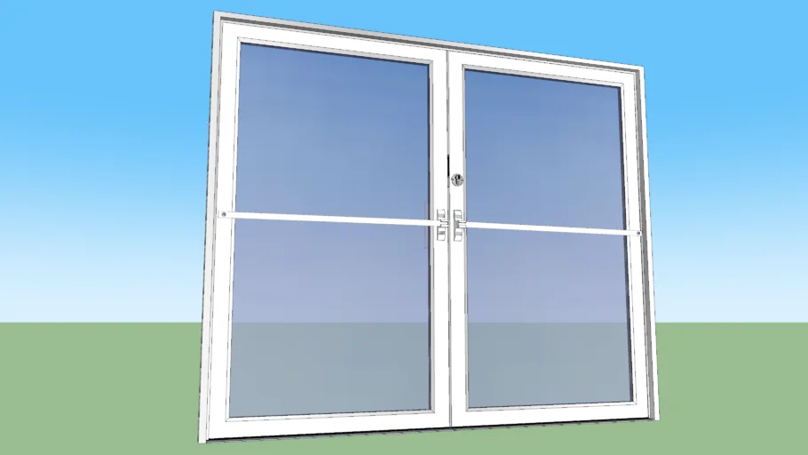 Puerta de vidrio Abatible (doble)