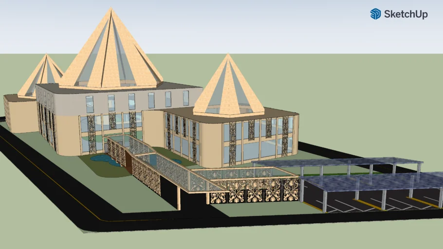 Medieval Style Community Mall