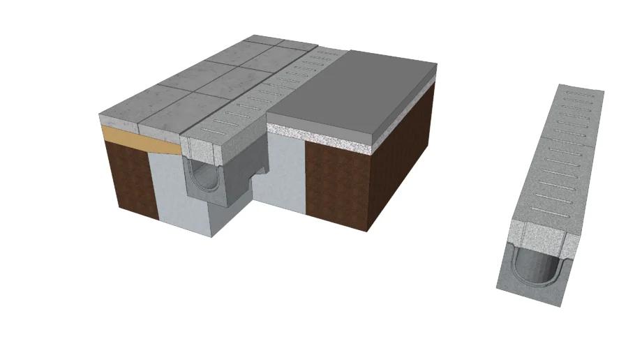 Marshalls Drexus Pave Drain Discreet Low Capacity Linear Drainage System