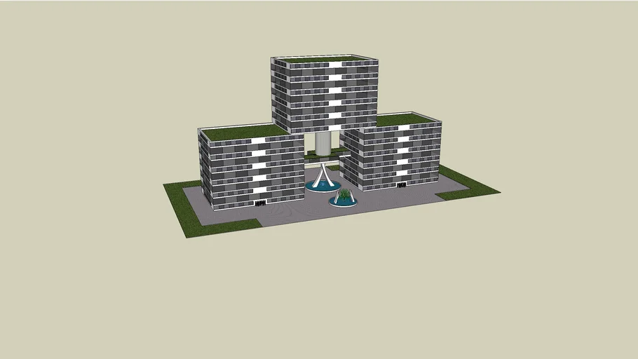 batiment de bureaux moderne