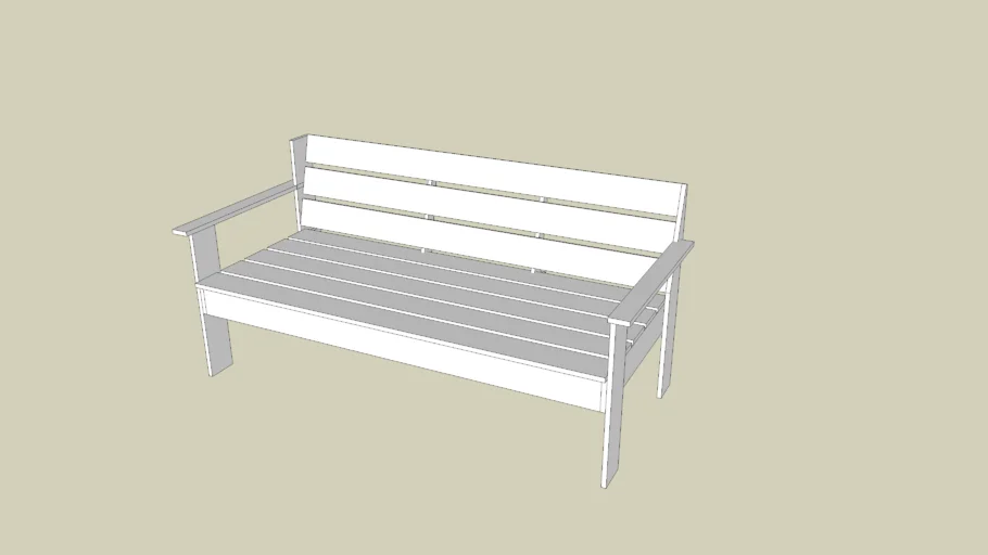 Garden bench