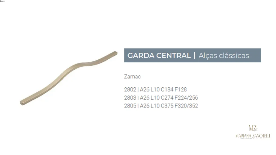 PUXADOR GARDA CENTRAL - TORRALBA