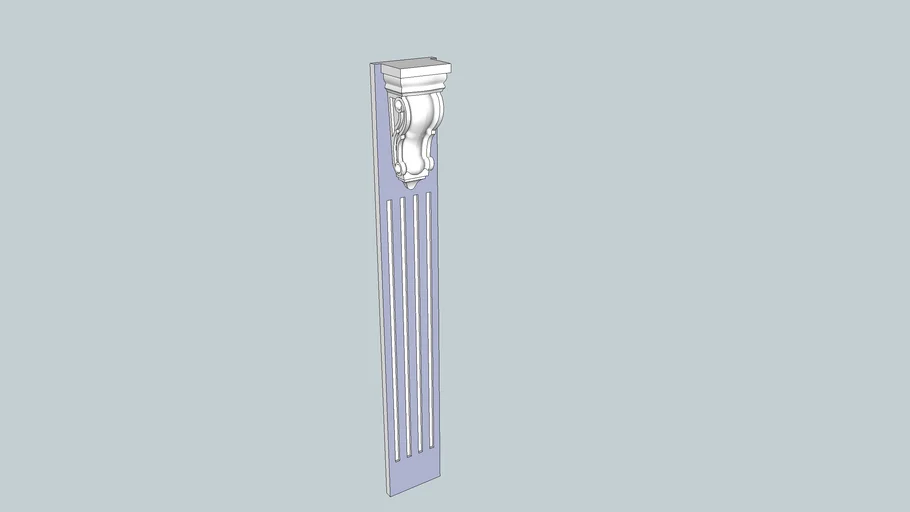 Fluted Column with Corbel