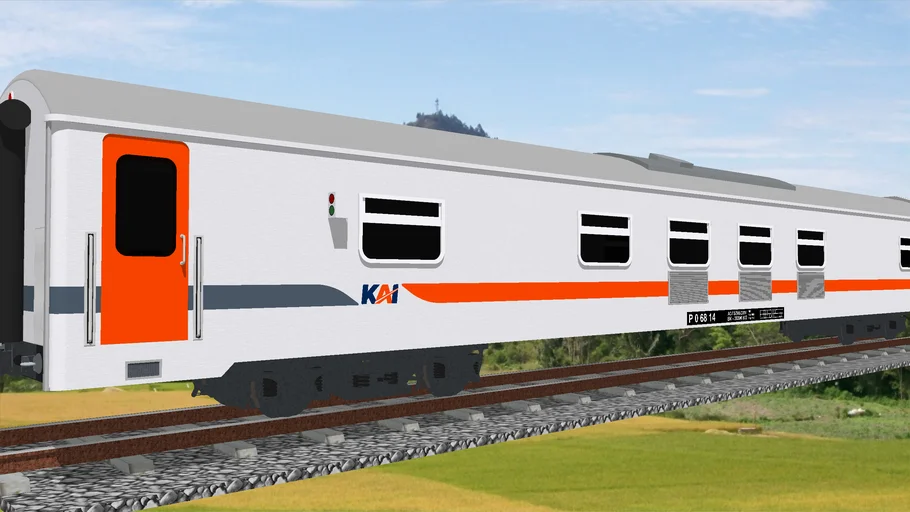 Kereta Pembangkit Listrik (1968) (New Livery)