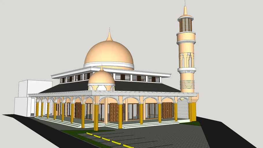 tanah darat MASJID