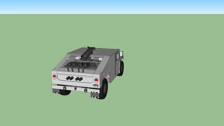 MID-ENGINED HUMMER SUPERCAR