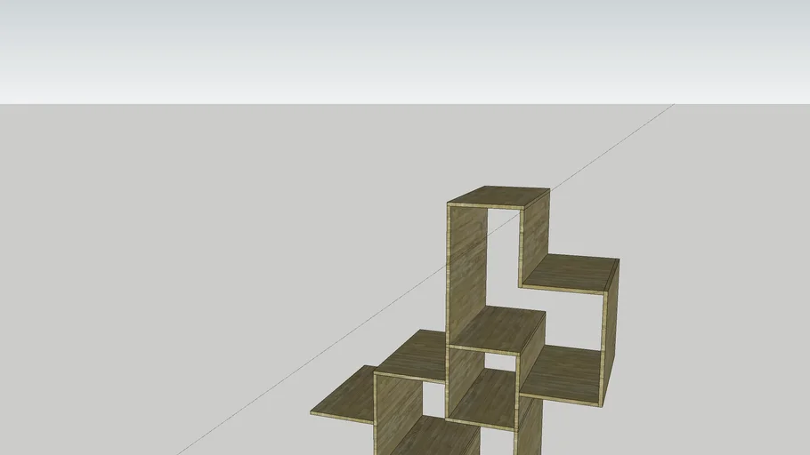 Wall Hanging unit- Wood