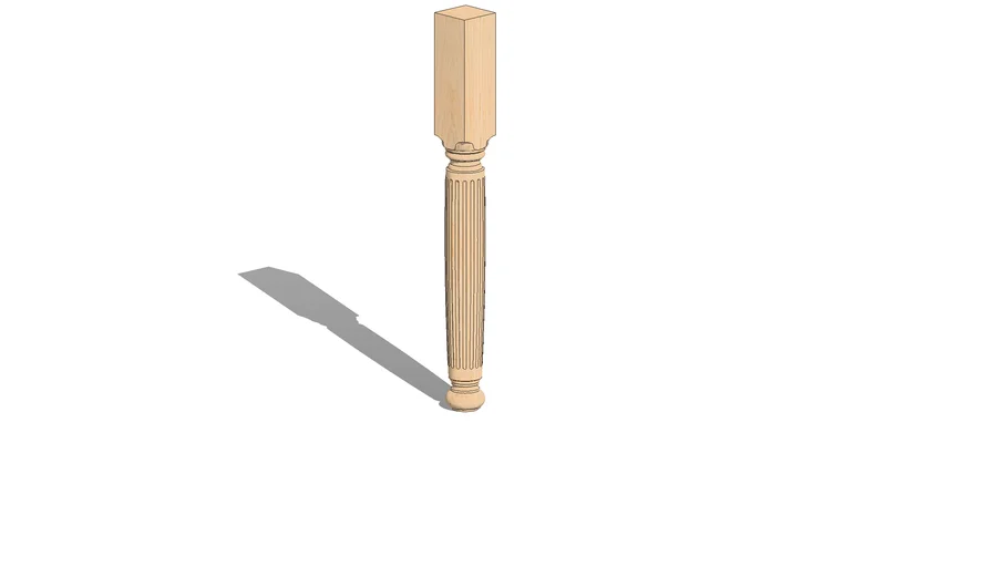 01040240-1 Fluted Estate Column