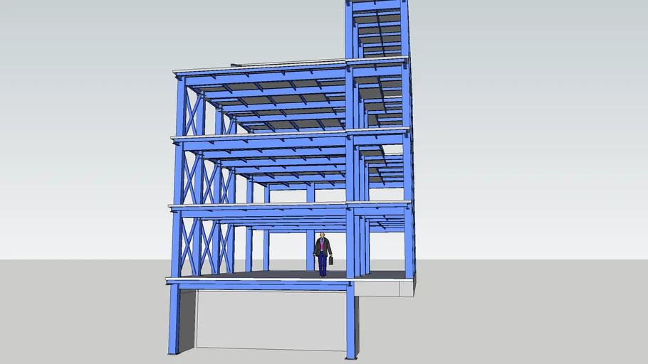 Building - Metal Structure | Edificio - Estructura metálica