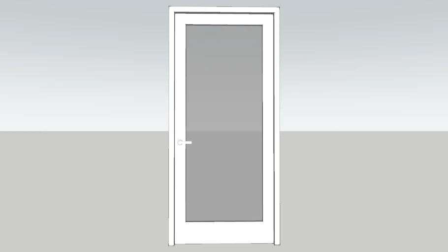 Single Storefront Door 3'x7'