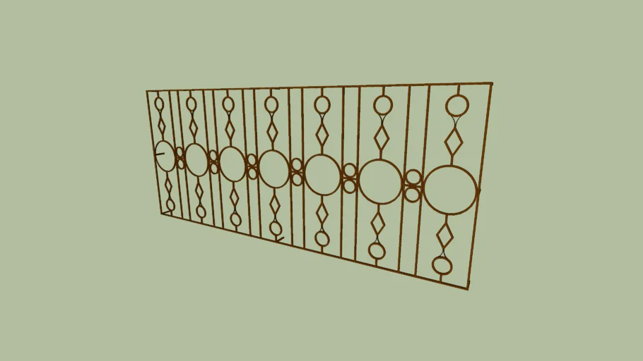 Reja metalica protector de ventana 