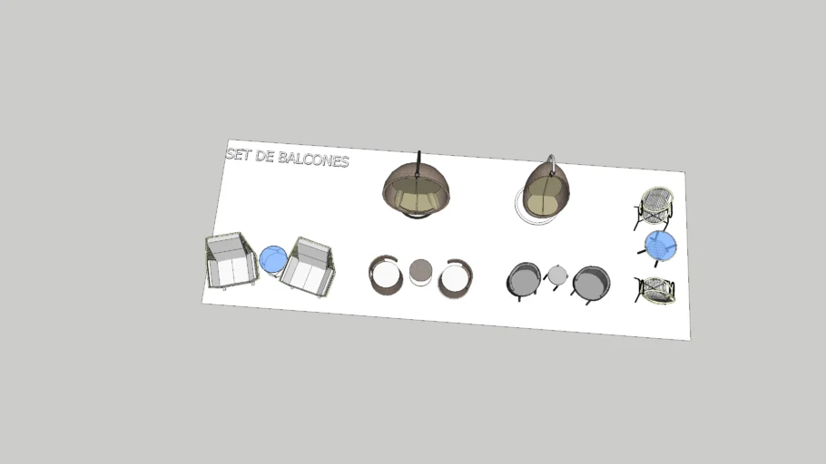 SET DE BALCÓN - SOLATTU