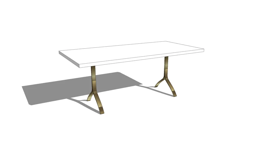 Avery Wishbone Dining Table West Elm