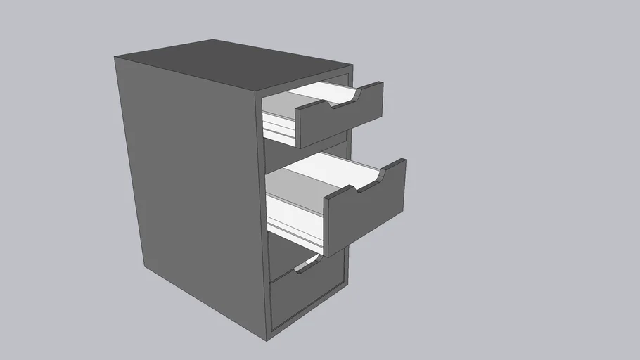IKEA ALEX with drawers