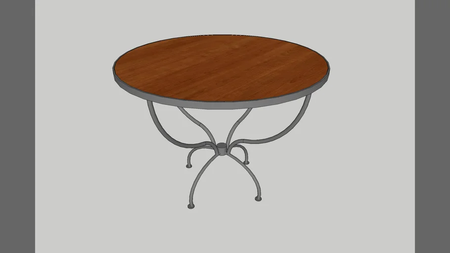Round outdoor table