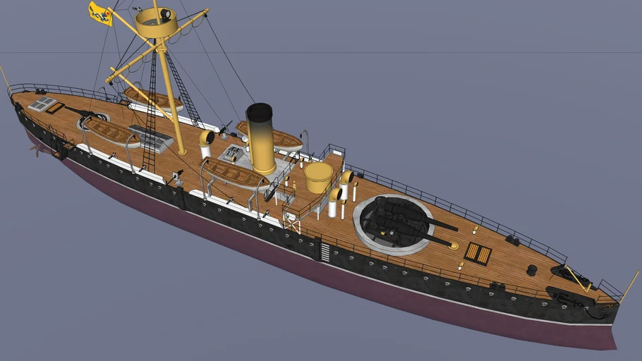 大清帝国水师 济远号 Qing imperial navy  jiyuan