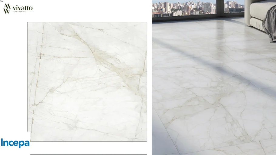 Marmo Real AC 90x90cm  - Incepa Porcelanato